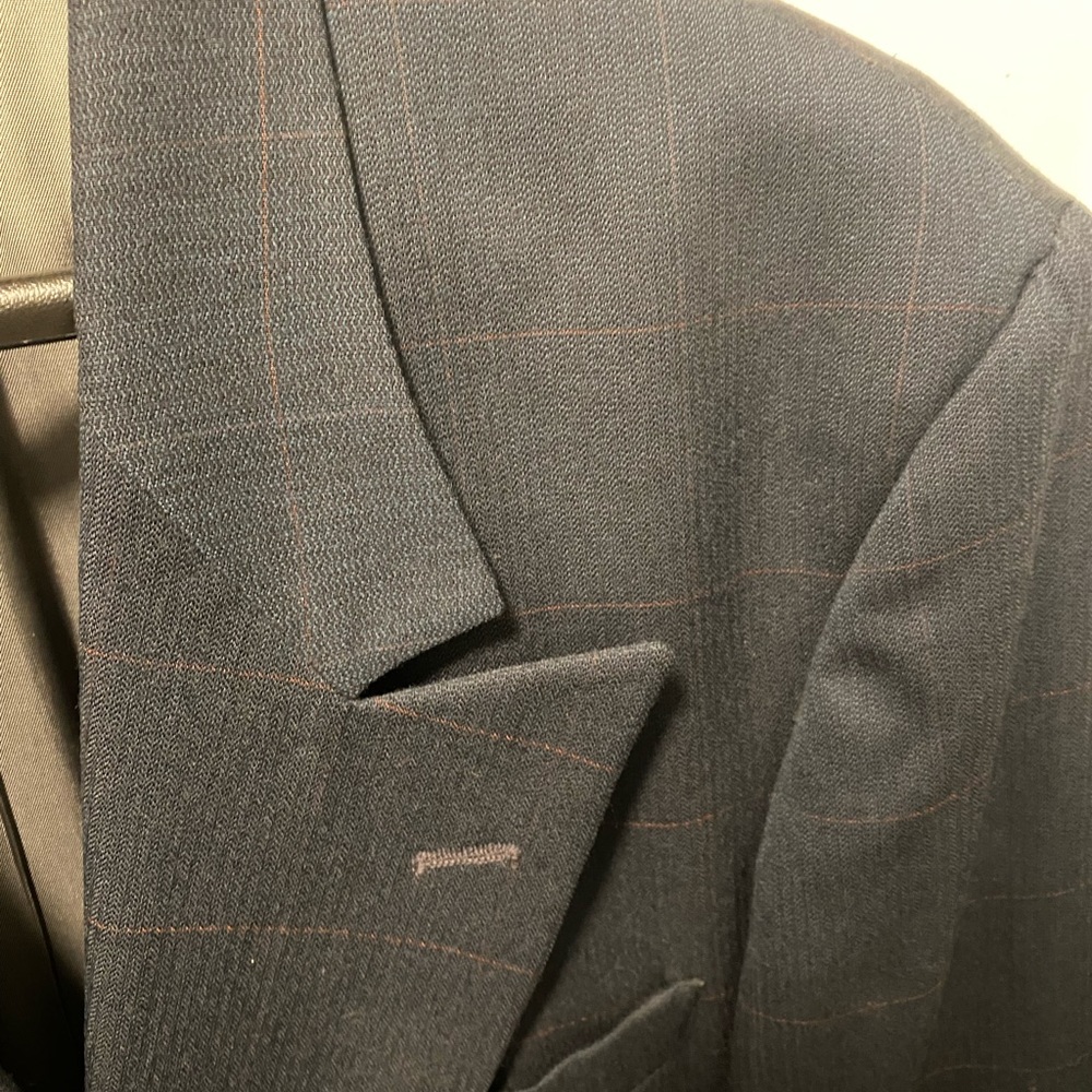 Cellini Double Breasted Windowpane Sportcoat - image 5